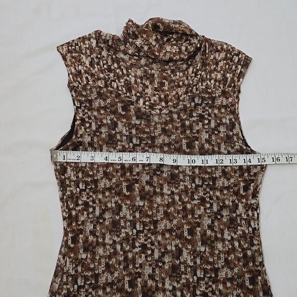 Lynn Ritchie silver vintage silk dress size small - Picture 4 of 9